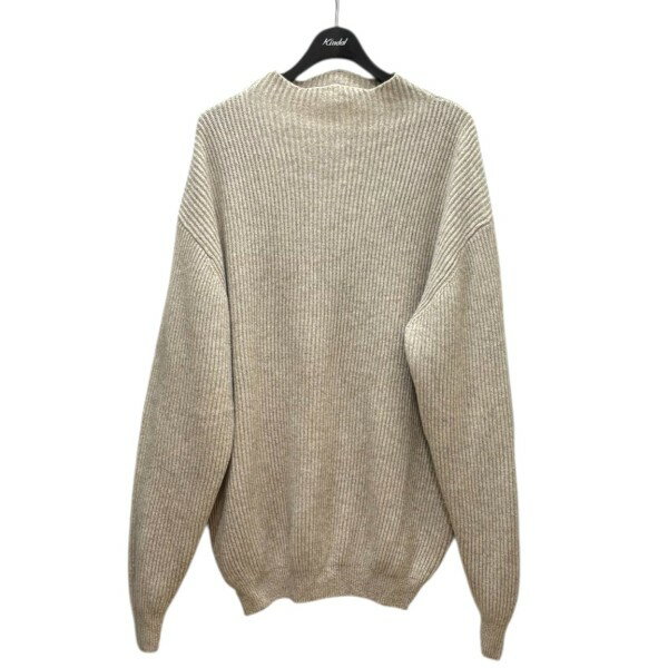 【中古】nonnotte　Triangke Turtle Neck Pullover Wool Yak Knit ベージュ サイズ：F 【171125】（ノ..