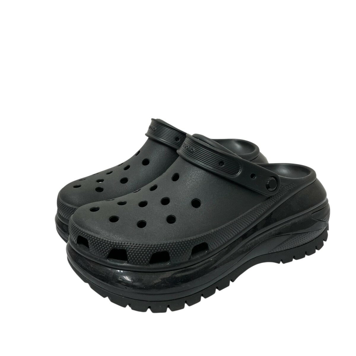 【中古】crocs メガクラッシュ サンダル ブラック サイズ：10 【191125】（クロックス）