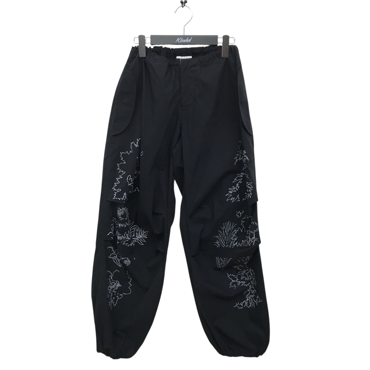 【中古】sisii　×Amane Murakami プリント パラシュート パンツ 199A-OL AMANE ブラック 【211125】（..