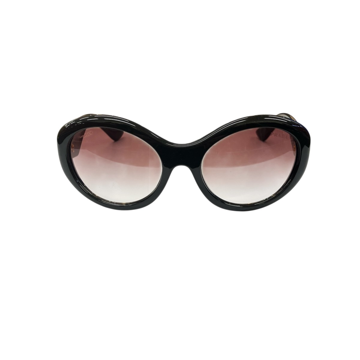 【中古】PRADA　サングラス SPR 30P ブラック サイズ：55-19-140 【231125】（プラダ）