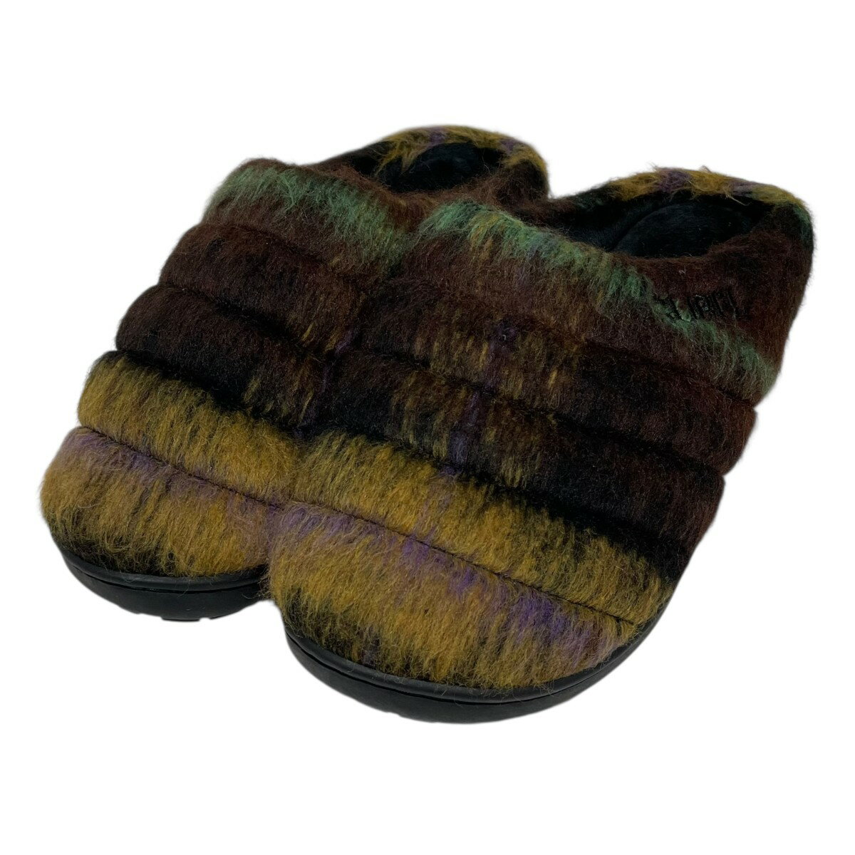 【中古】SUBU 24AW チェック柄サンダル HAREMOKEMO AFTER SCHOOL ハレモケモ アフタースクール HR-09 FW24 ブラウン・マスタード他 サイズ：表記なし 【231125】（スブ）