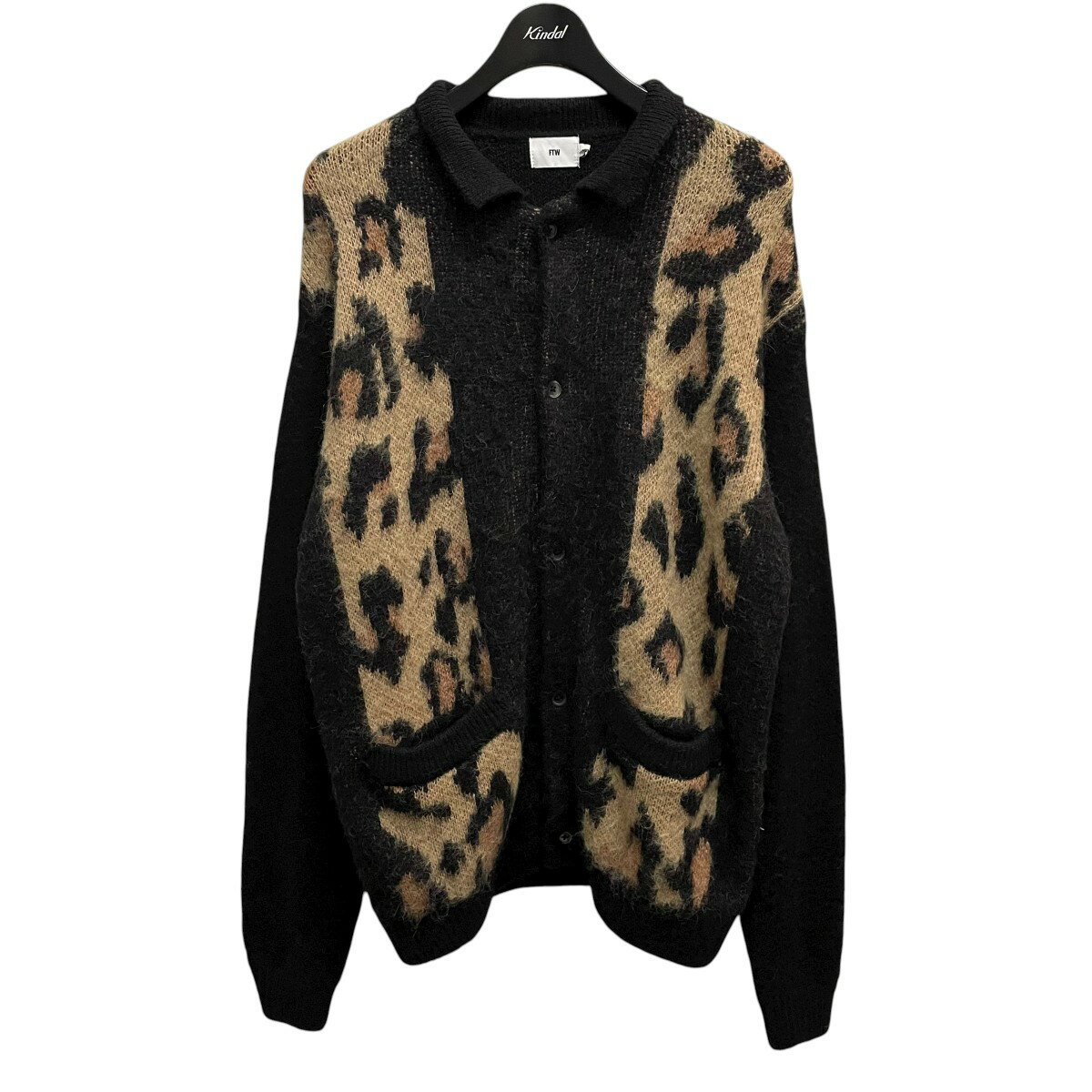 【中古】FTW　ニットカーディガン FT002070BW ブラック サイズ：L 【241125】（エフティーダブリュー）