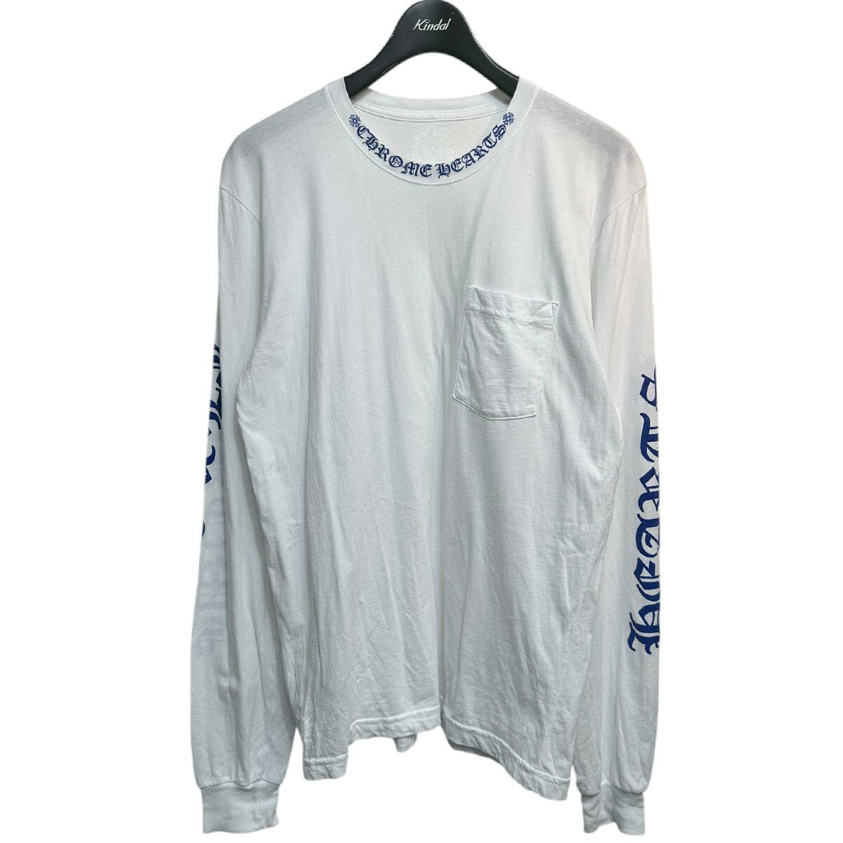 【中古】CHROME HEARTS　25SS NECKLOGO LS T-S