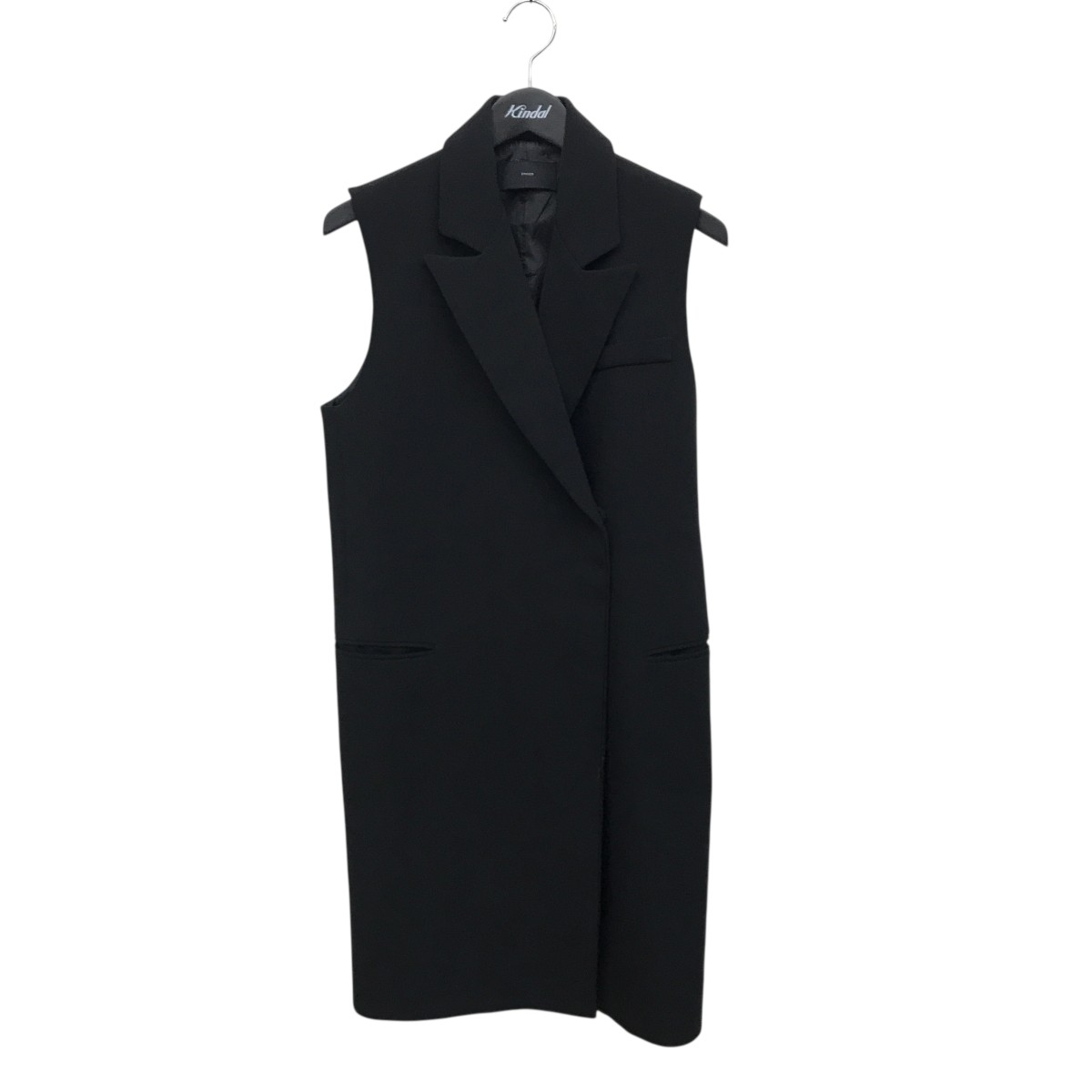 【中古】finger　ジレベスト ブラック サイズ：表記無し 【251125】（フィンガー）