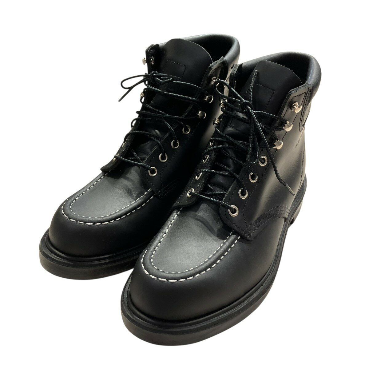 【中古】RED WING　SUPERSOLE 6’ MOC-TOE ブーツ 8133 ブラック サイズ：27.0cm 【251125】（レッドウィング）