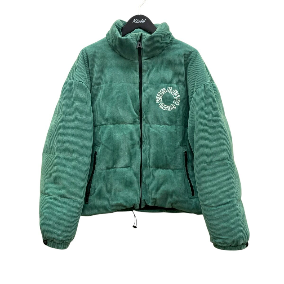 【中古】A FEW GOOD KIDS　ダウンジャケット コーデュロイ グリーン サイズ：M 【25 ...
