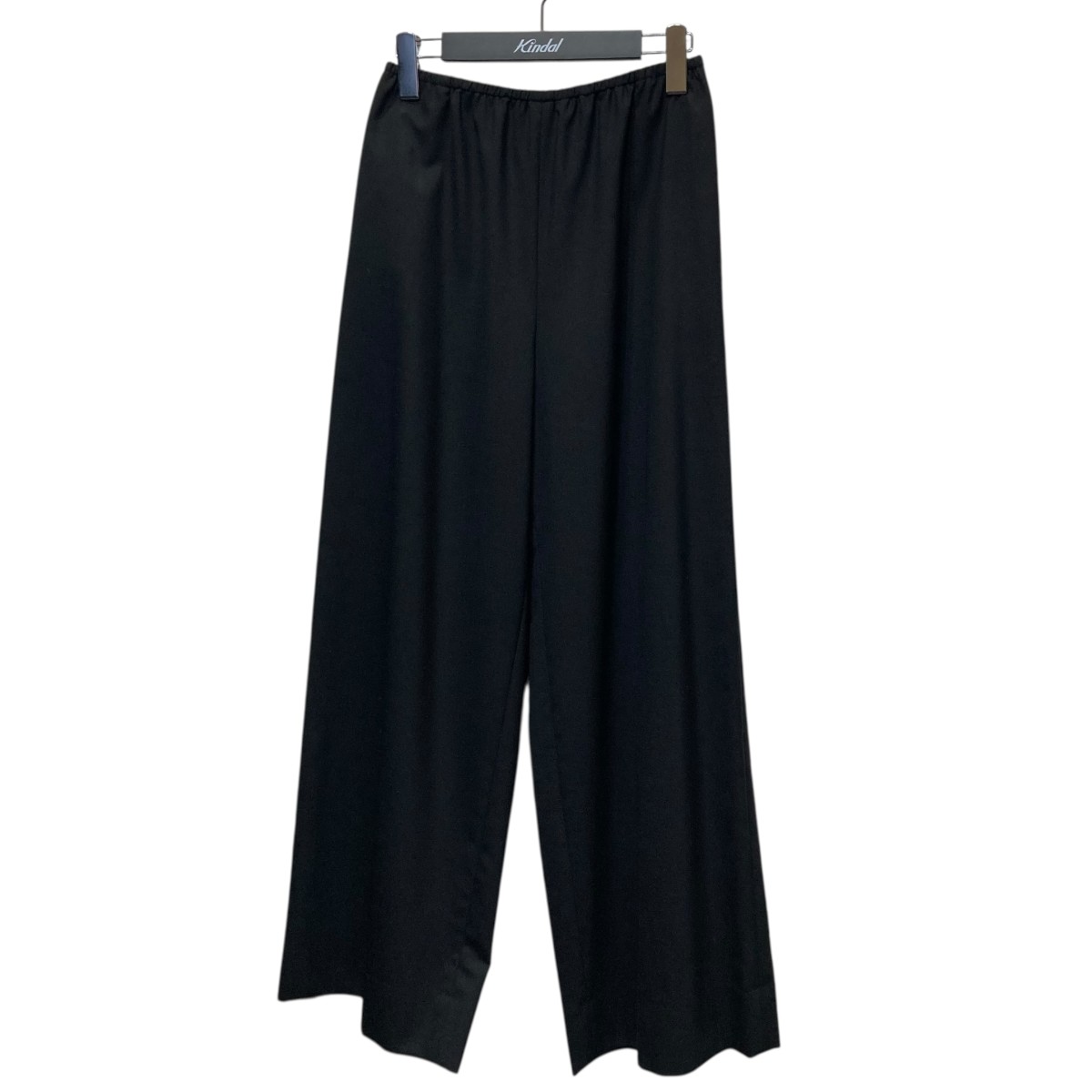 【中古】Curensology　ウールポプリンパンツ CL305004ER-02 ブラック サイズ：38 【261125】（カレンソ..