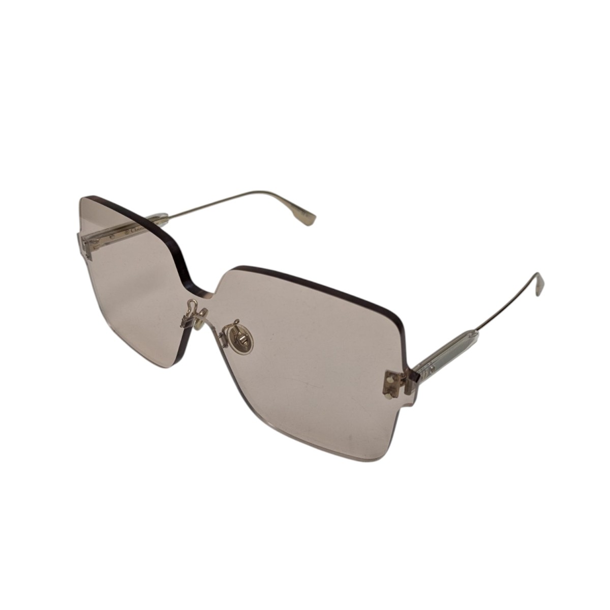 【中古】Christian Dior　Quake1 Sunglasses リムレスサングラス ブラウン 【301125】（クリスチャンディオール）