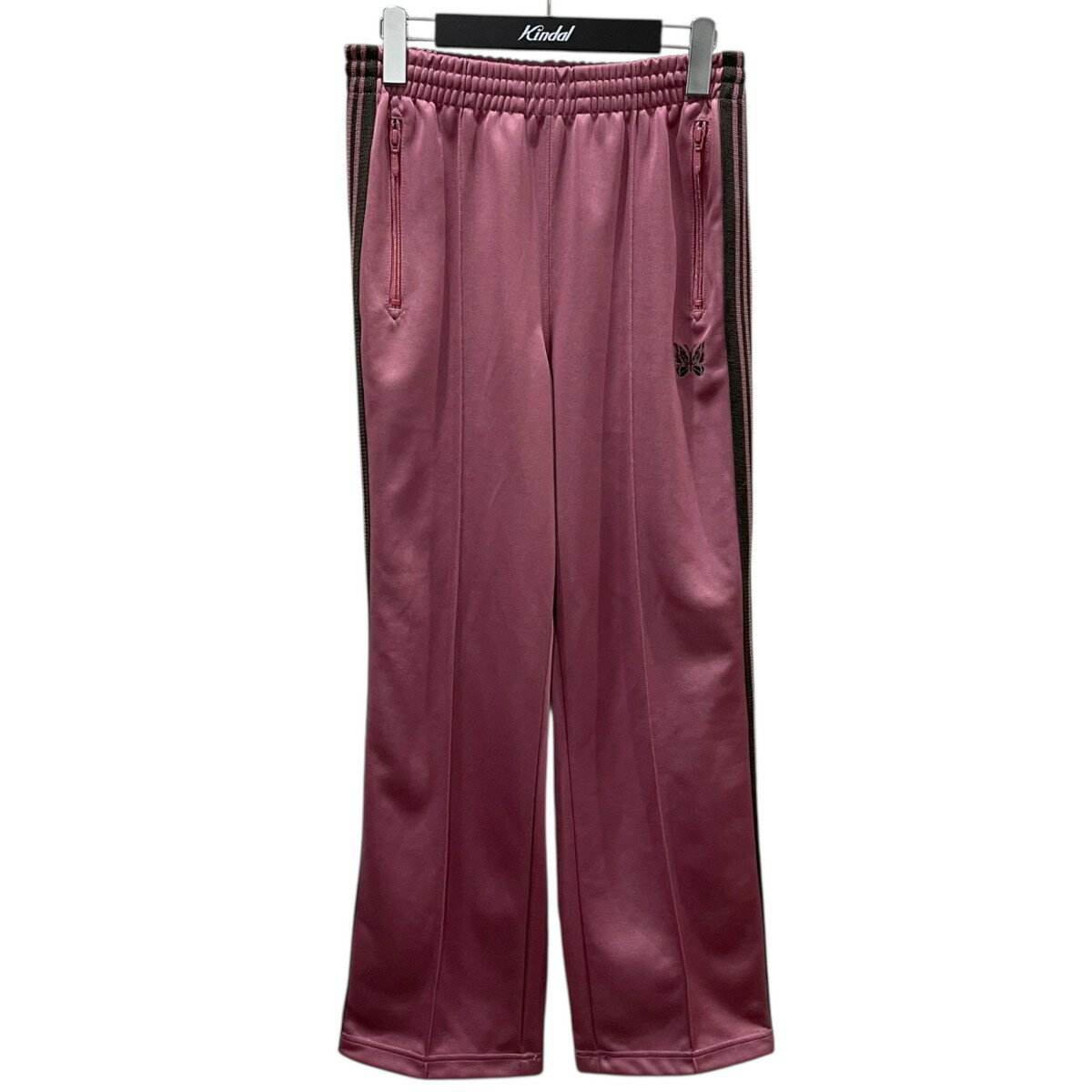 Needles トラックパンツ M ブルーピンク 即購入⭕️早い者勝ちです Needles/ニードルズ/TRACK PANT - POLY SMOOTH-25SS- SAXE BLUE