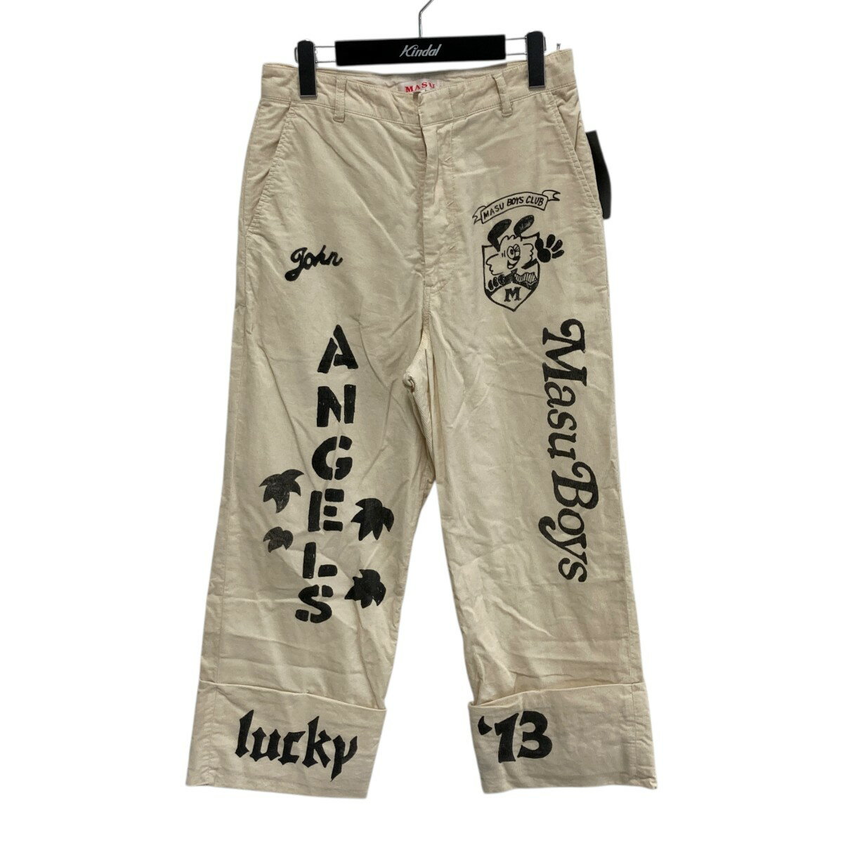 【中古】MASU MASU X VERDY M．B．C． MEMORIAL PANTS パンツ M25K6PT009 ナチュラル サイズ：44 【011225】（エムエーエスユー）