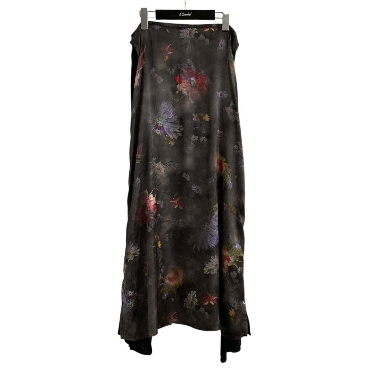 【中古】Y． PROJECT パンツスカート 102SK006 グレー×マルチカラー サイズ：36 【031225】（ワイプロジェクト）