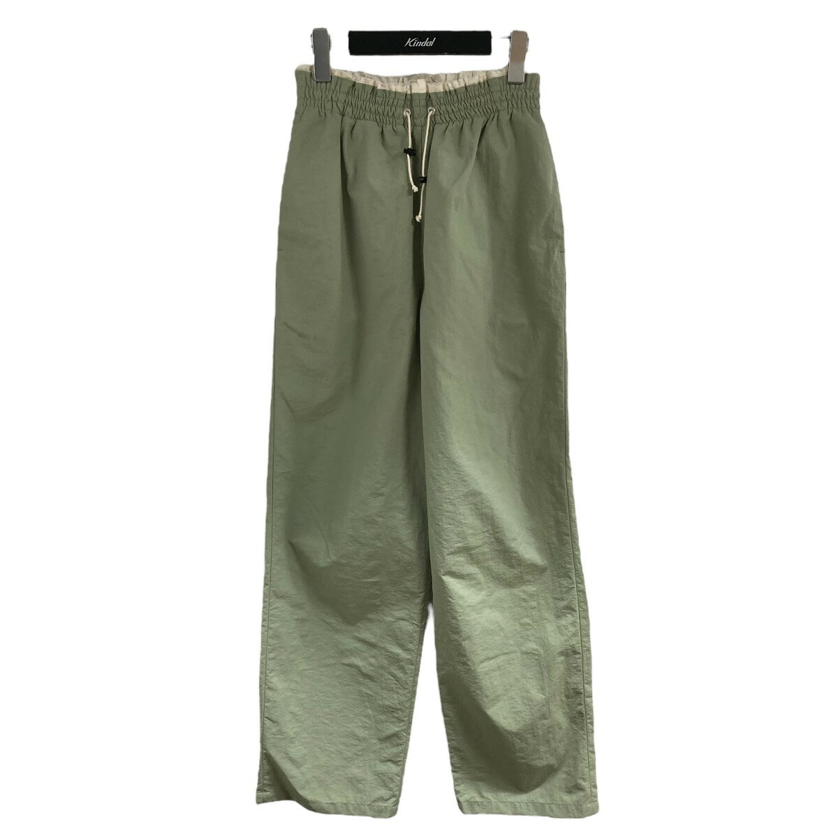 【中古】CAMIEL FORTGENS　ナイロンパンツ ミントグリーン サイズ：S 【031225】（カミエルフォートへ..