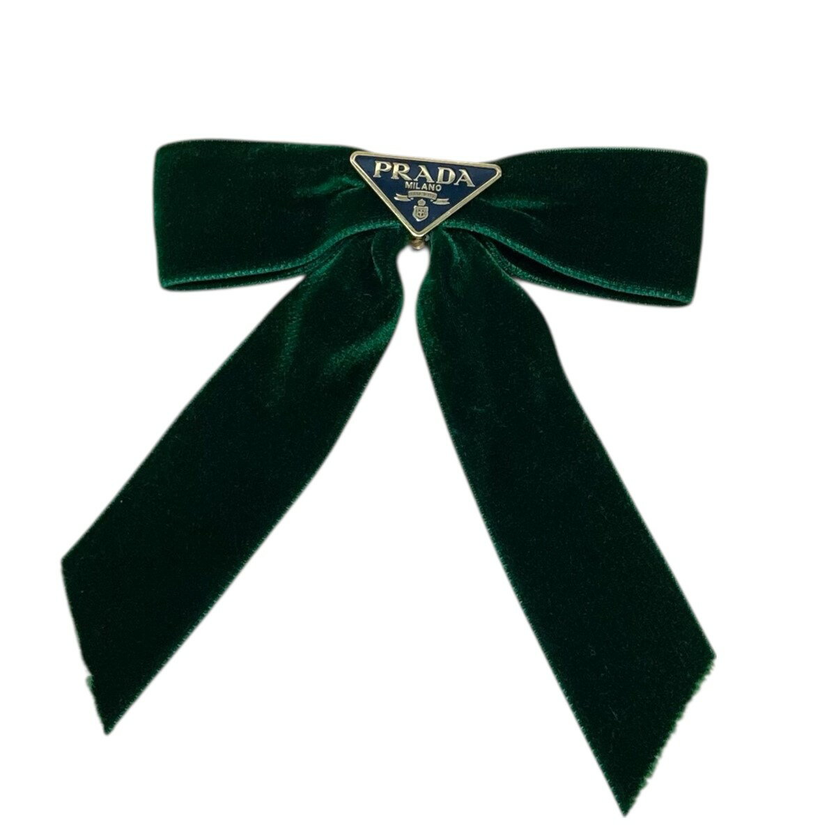 【中古】PRADA　ベルベットヘアクリ�