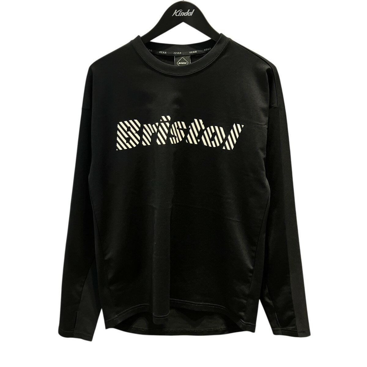 【中古】F．C．R．B．　長袖カットソー FCRB-178016 ブラック サイズ：S 【241225】（エフシーアールビー）