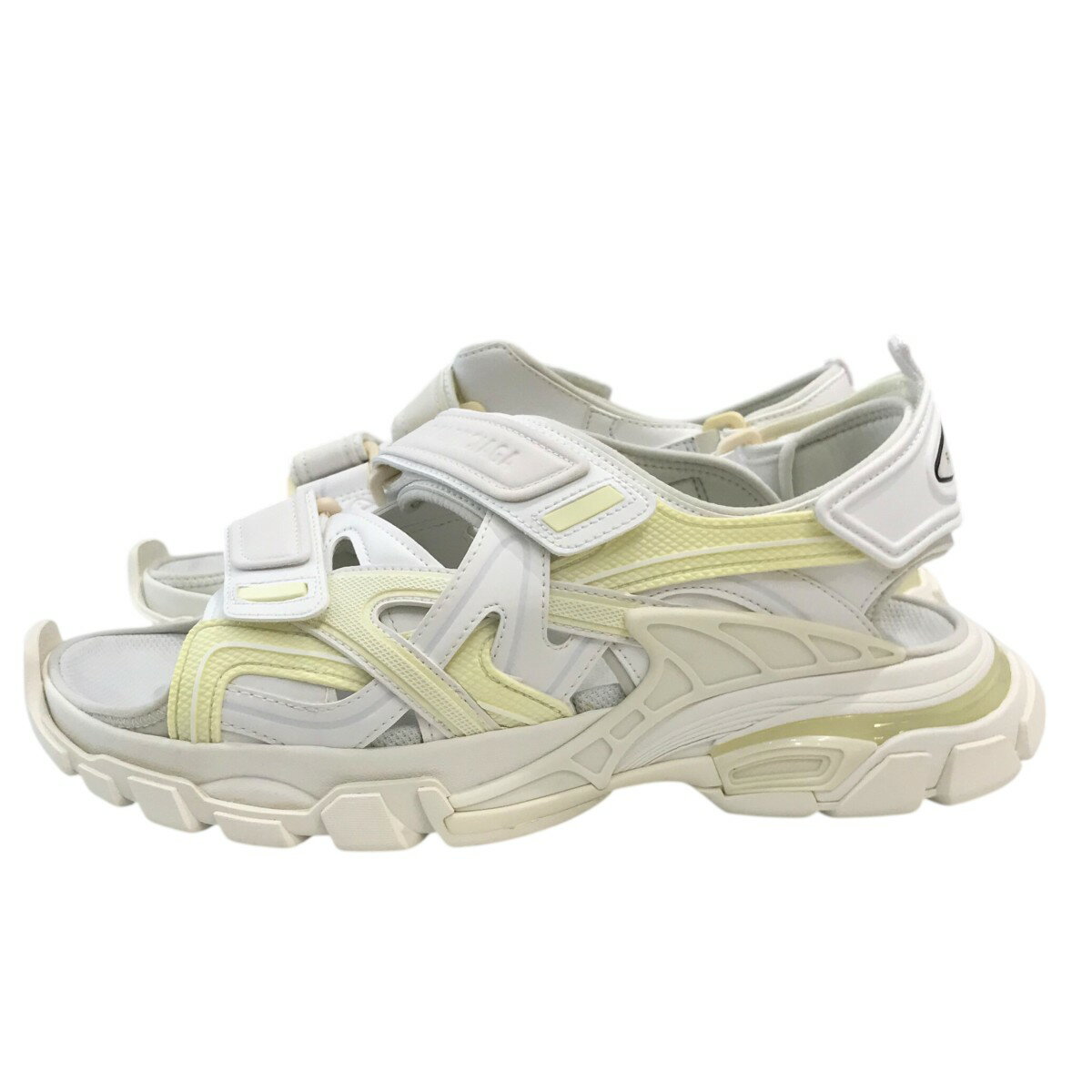【中古】BALENCIAGA　「Track Sandal」 トラックサンダル 617542 ホワイト サイズ：43 【180126】（バレンシアガ）