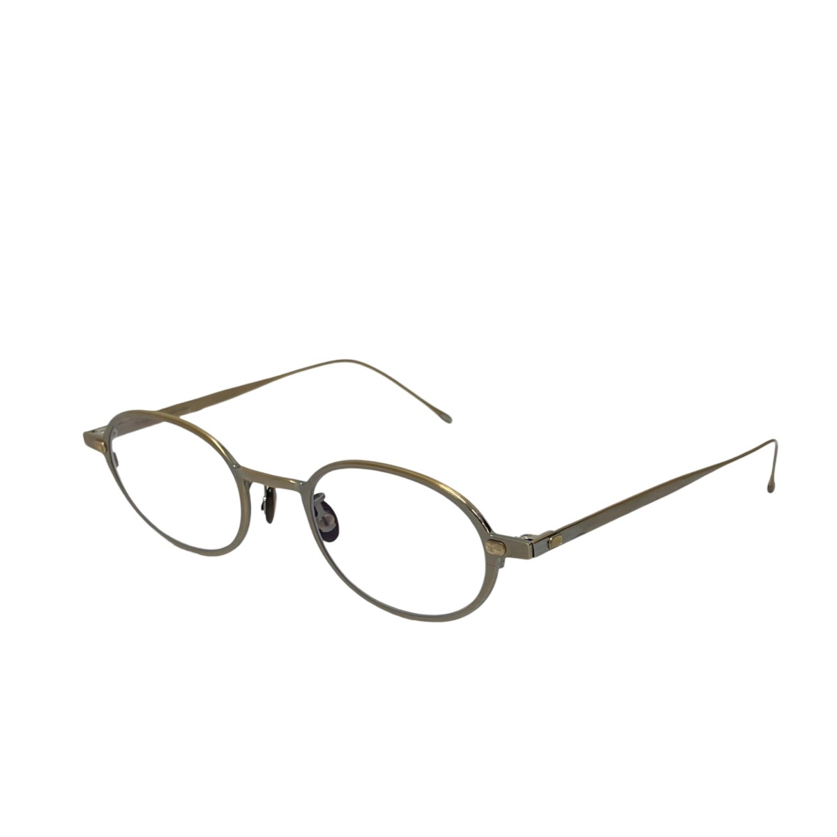 【中古】10eyevan no．9 眼鏡 ゴールド 【220126】（テンアイヴァン）