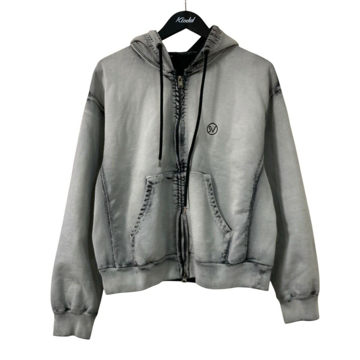 【中古】JOHN LAWRENCE SULLIVANSTUDIOUS 別注 ZIP FOODIE ジップパーカー 5B025 0424 SM グレー サイズ：S【価格見直し】(4.0)