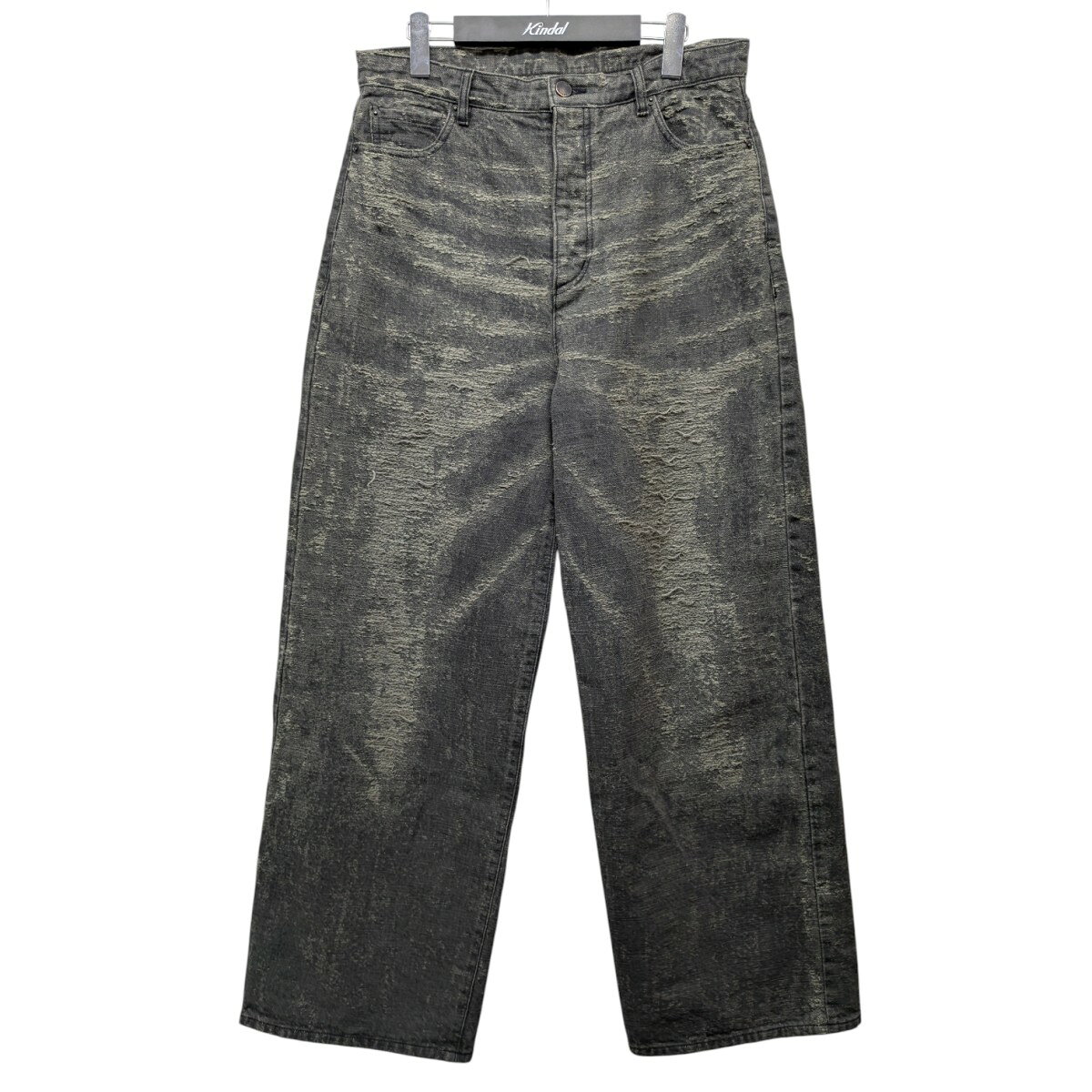 【中古】TAAKK 25AW DENIM TYPE 2 WIDE DENIM ジャガードワイドデニムパンツ TA25AW-PT032 グレー サイズ：3 【150226】（ターク）