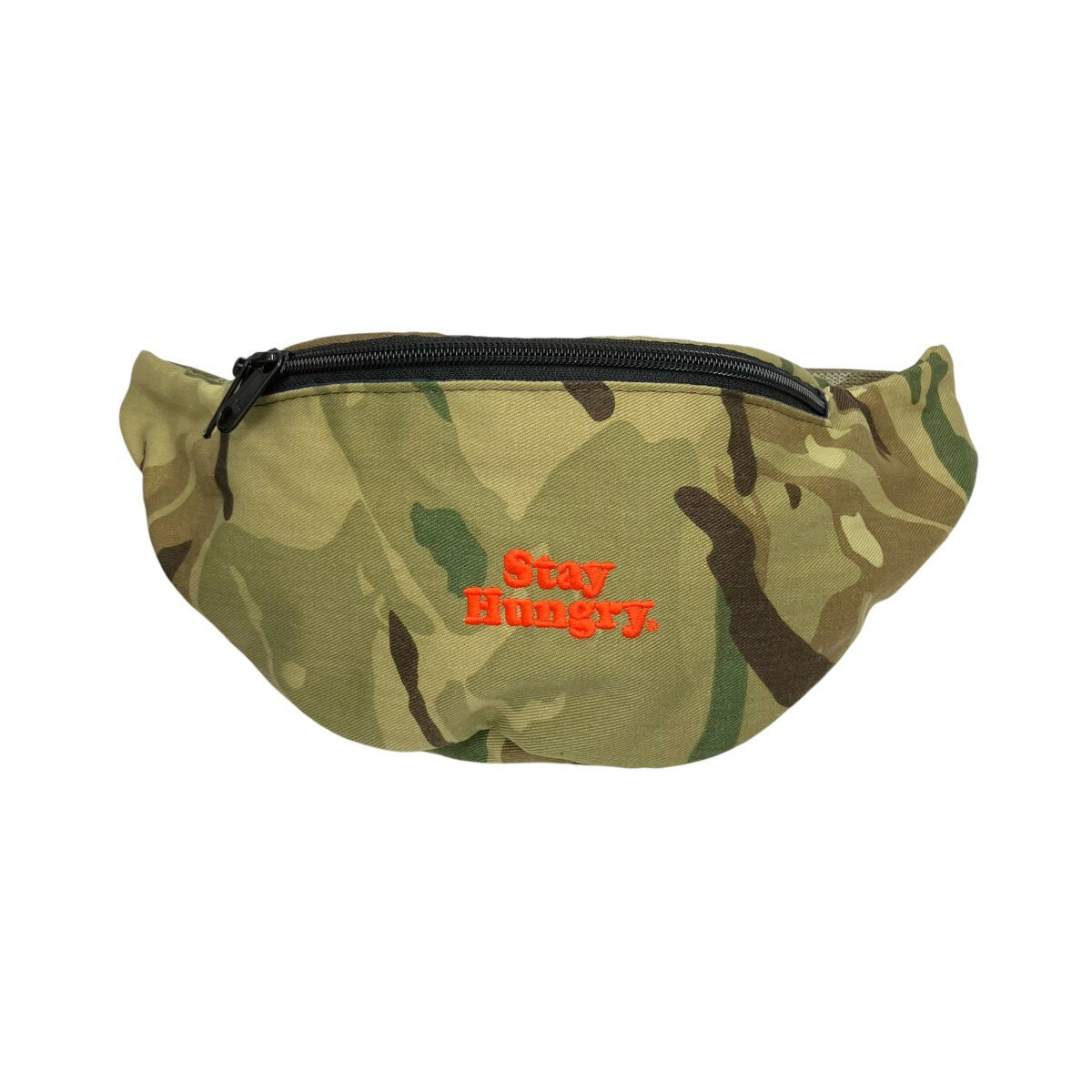 【中古】STAY HUNGRY×B-SHOP　カモフラージュ柄 ウエストバッグ カーキ×グリーン 【250226】（ステイハングリー×ビショップ）