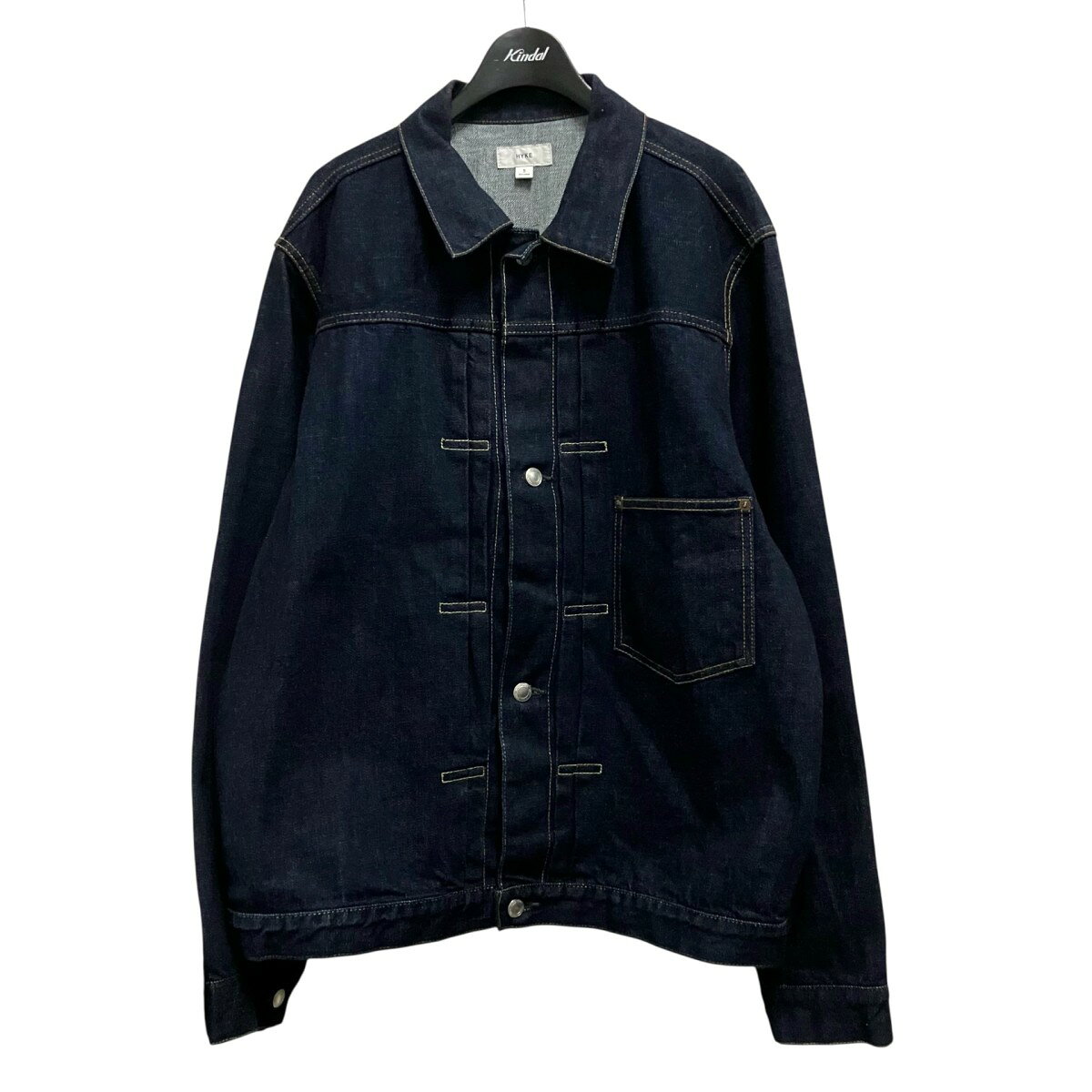 【中古】HYKE　デニムジャケット インディゴ サイズ：5 【030326】（ハイク）（楽天・ブランド古着のカインドオル）