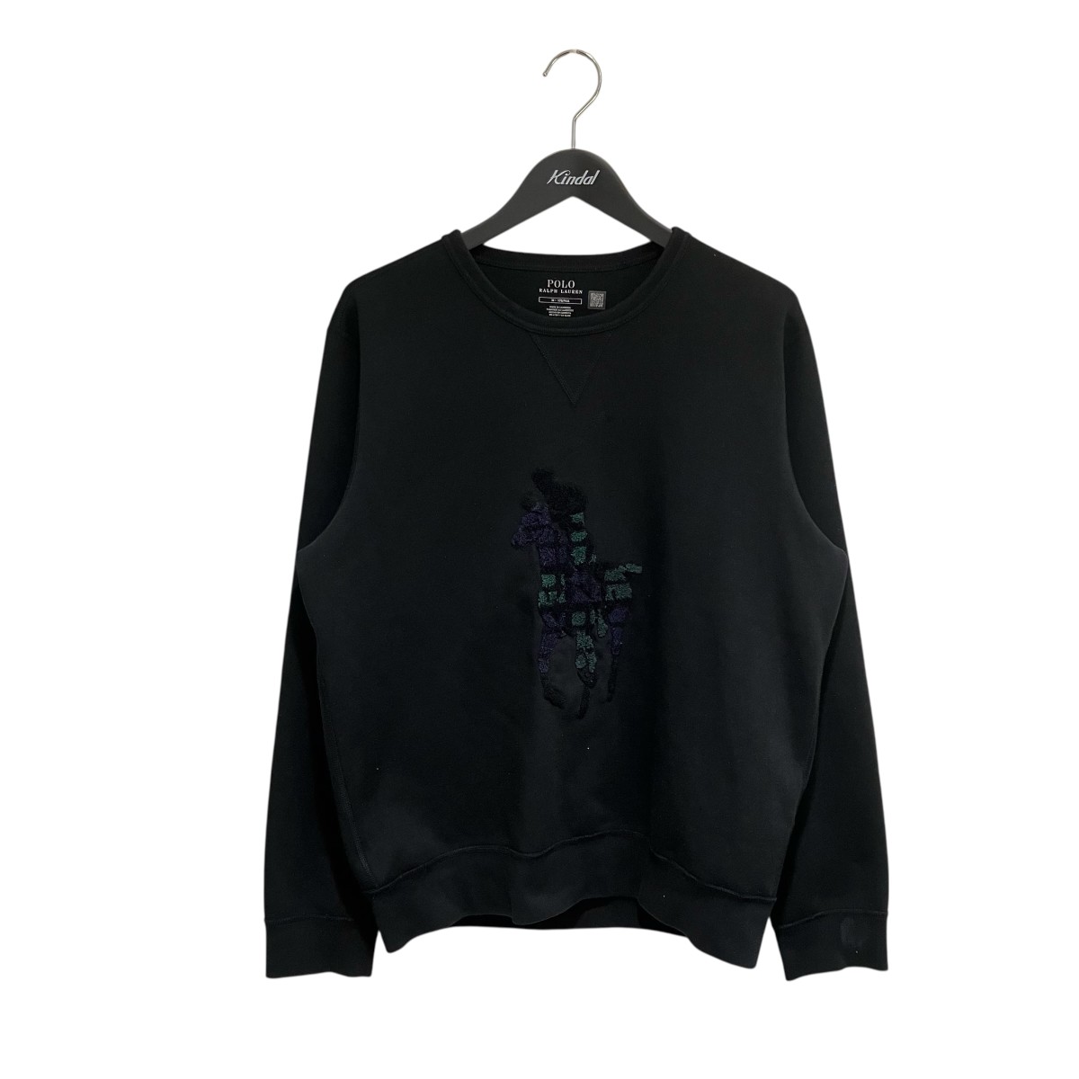 樂天商城 - 【中古】POLO RALPH LAUREN　ロゴスウェットトレーナー ブラック サイズ：M 【040326】（ポロラルフローレン）