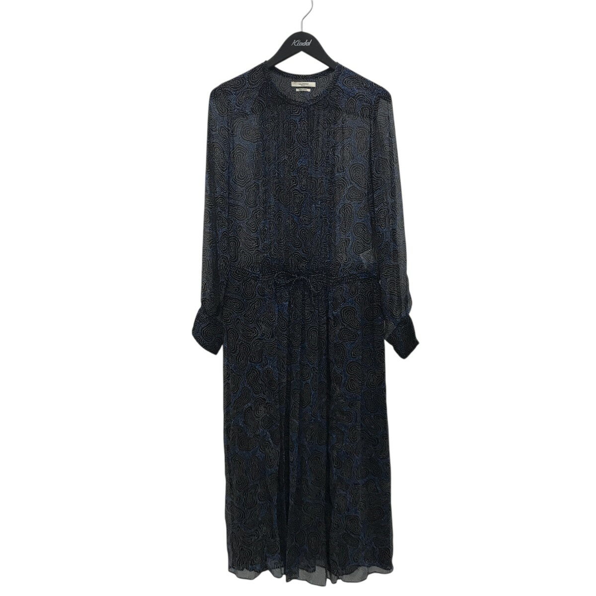 Other - 【中古】ISABEL MARANT ETOILE　総柄ワンピース 78-06-83-06007 ネイビー サイズ：34 【050326】（イザベルマランエトワール）