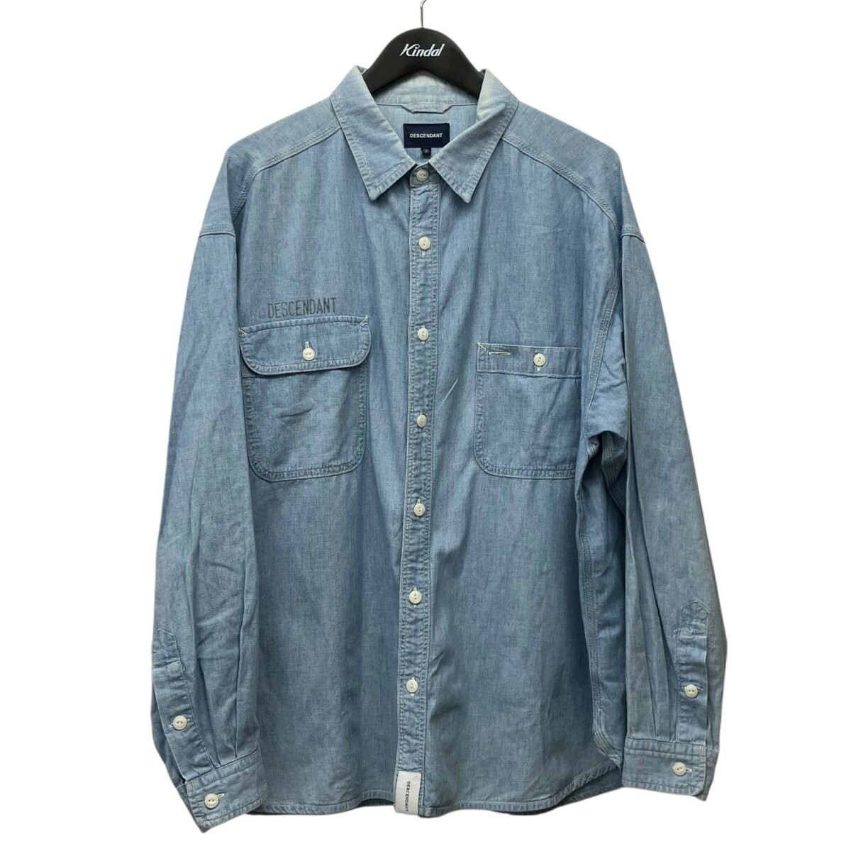 【中古】DESCENDANT　VANNIG CHAMBRAY SHIRT �