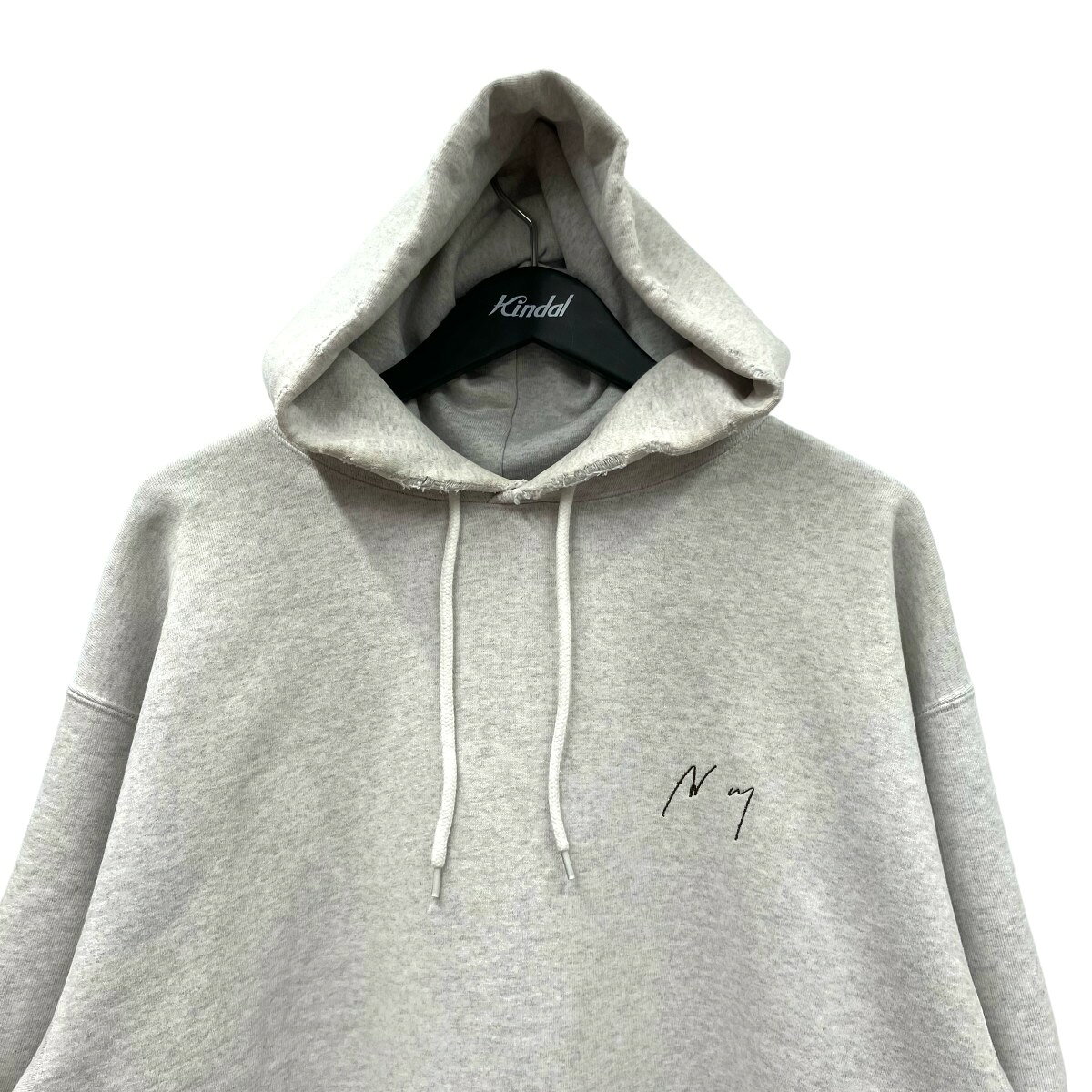 【中古】ANCELLMダメージ加工パーカー グレー サイズ：OS【価格見直し】