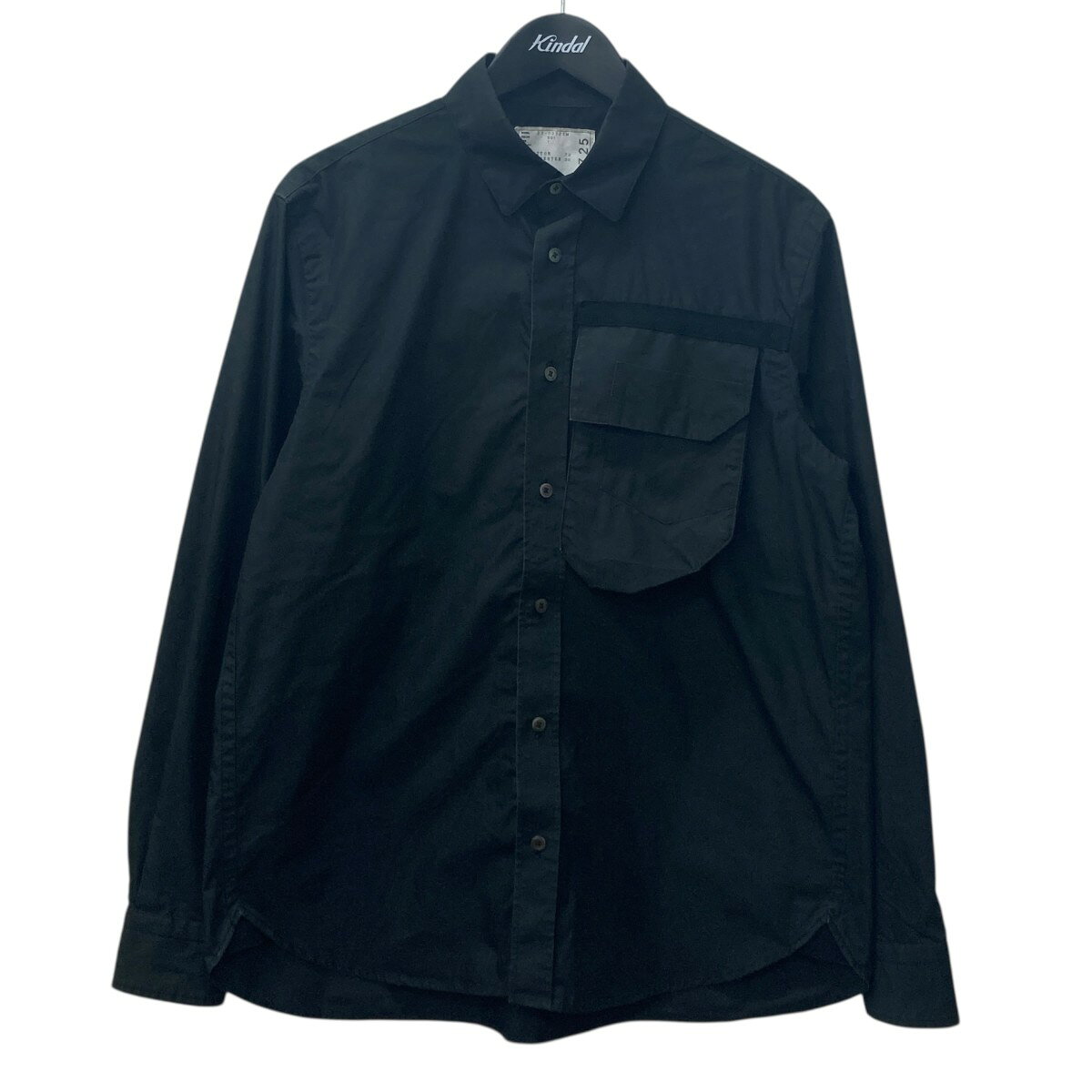 樂天商城 - 【中古】sacai　cotton weather shirt ウェザーシャツ ブラック サイズ：1 【110326】（サカイ）