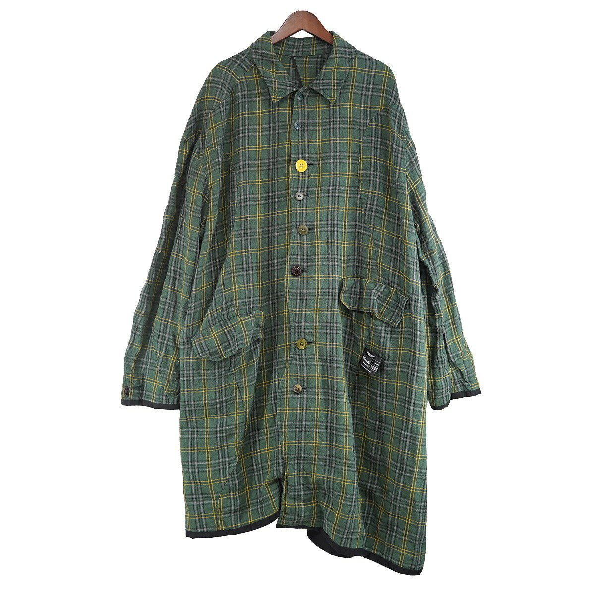 アンダーカバーbutbeautiful4.5グリーンチェックコート　新品サイズ2 楽天市場】UNDERCOVER But Beautiful V アンダーカバーの通販
