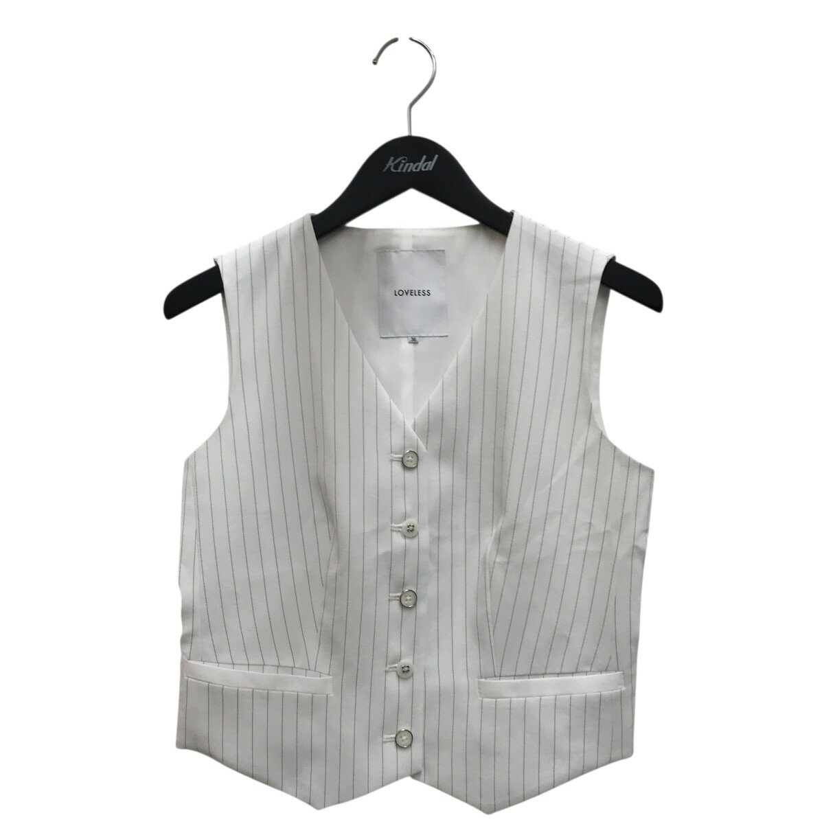 Rakuten - 【中古】LOVELESS　ジレ ホワイト サイズ：36 【150326】（ラブレス）