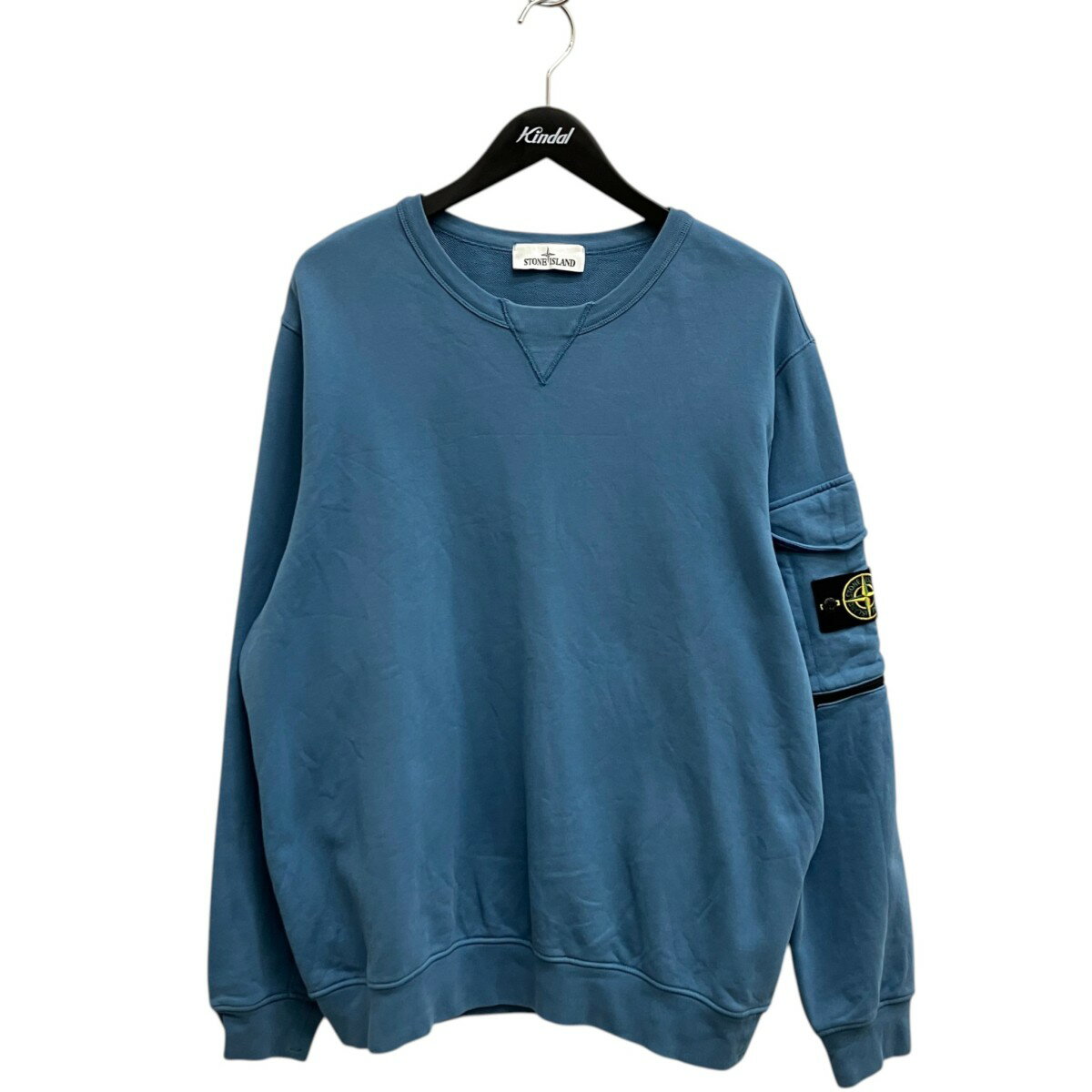 樂天商城 - 【中古】STONE ISLAND　トレーナー 761561151 スカイブルー サイズ：L 【260326】（ストーンアイランド）