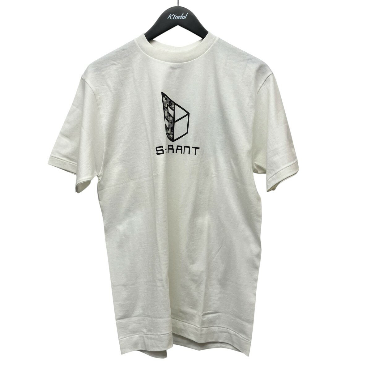 A BATHING APE×S-GRANT　ロゴプリントTシャツ ホワイト サイズ：M （アベイシングエイプ）