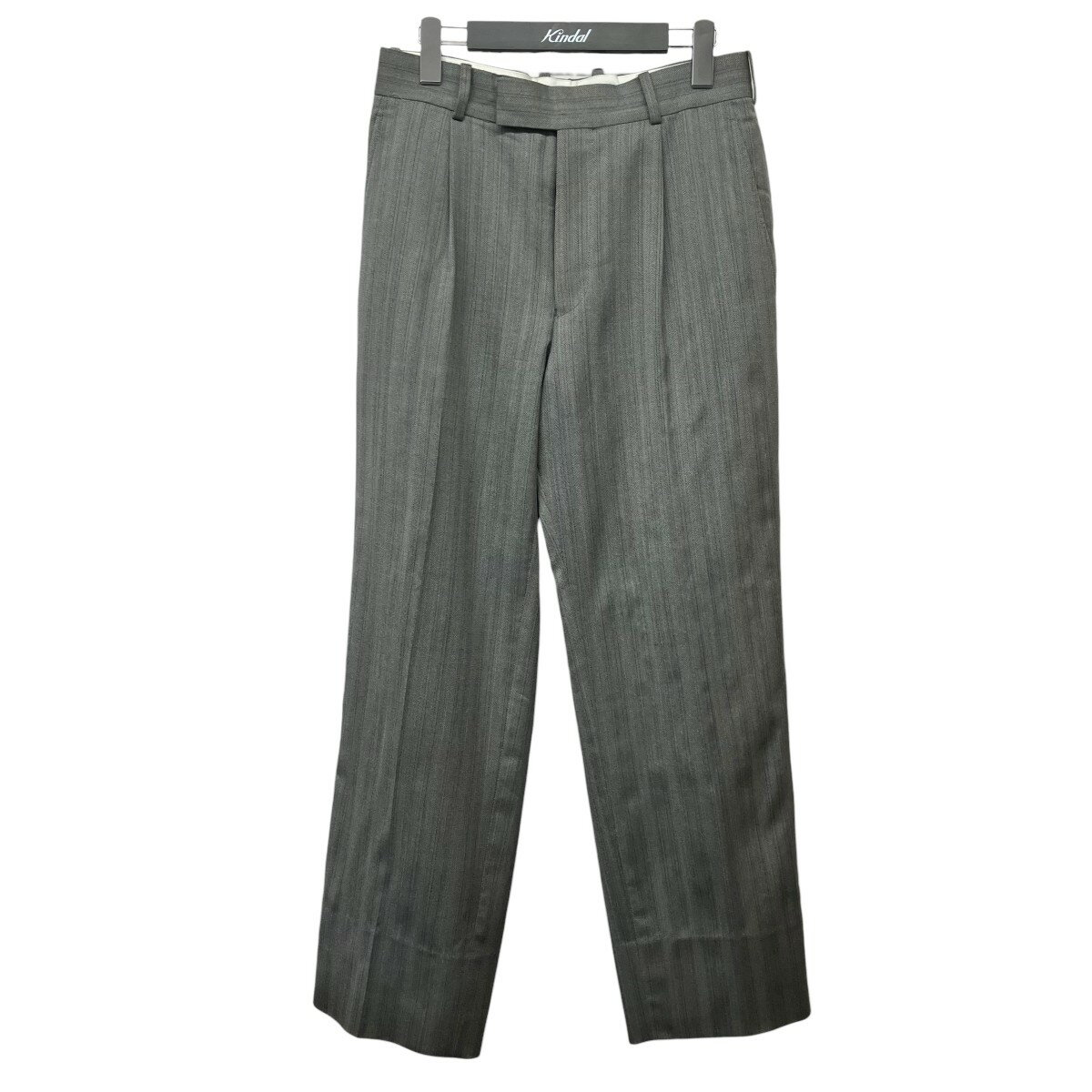樂天商城 - 【中古】MAATEE＆SONS　撚杢ヘリンボーン setup trouser 2 MT5103-0202A グレー サイズ：1 【260326】（マーティーアンドサンズ）