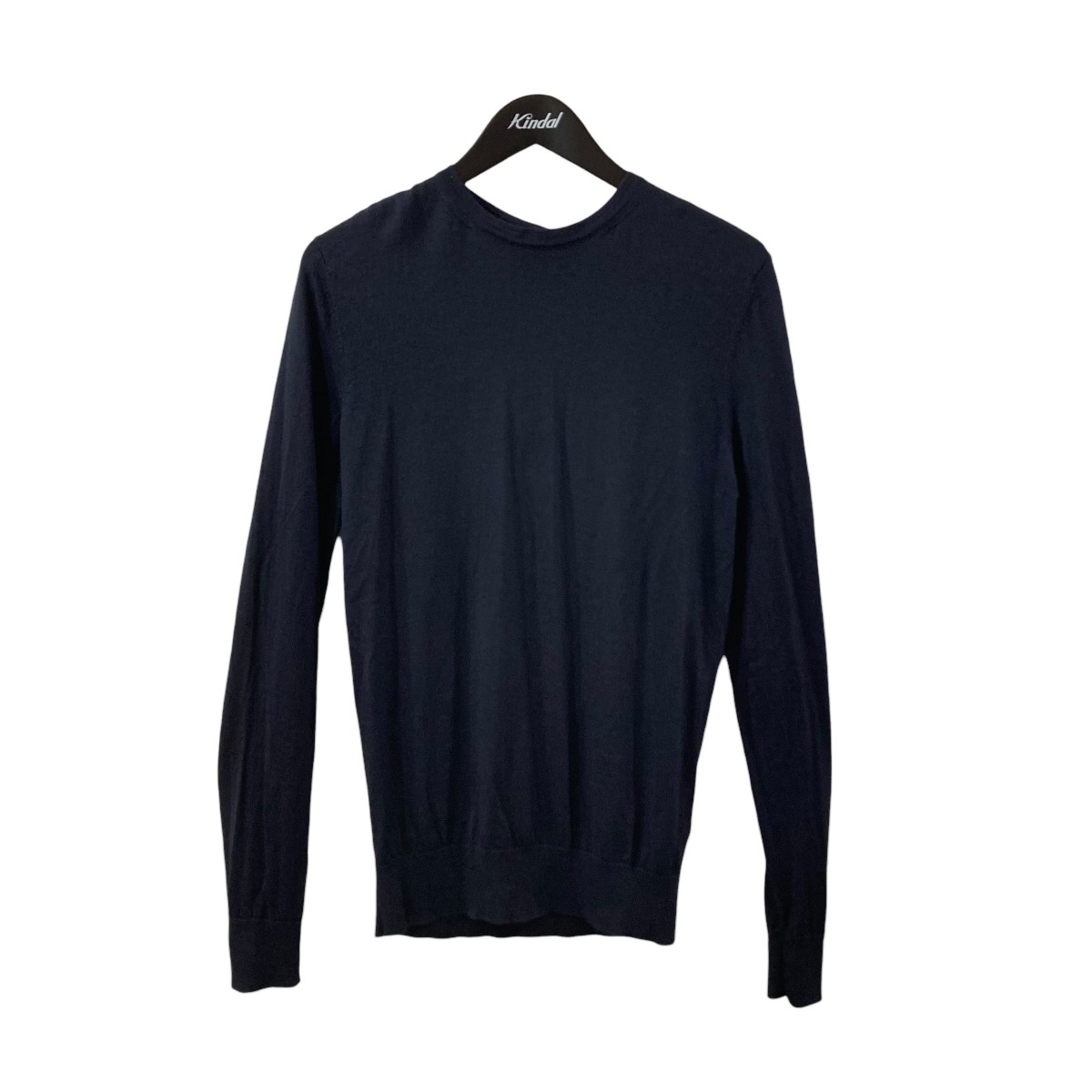 【中古】ZEGNACashseta カシミヤニットセーター E8J00 ネイビー サイズ：48【価格見直し】