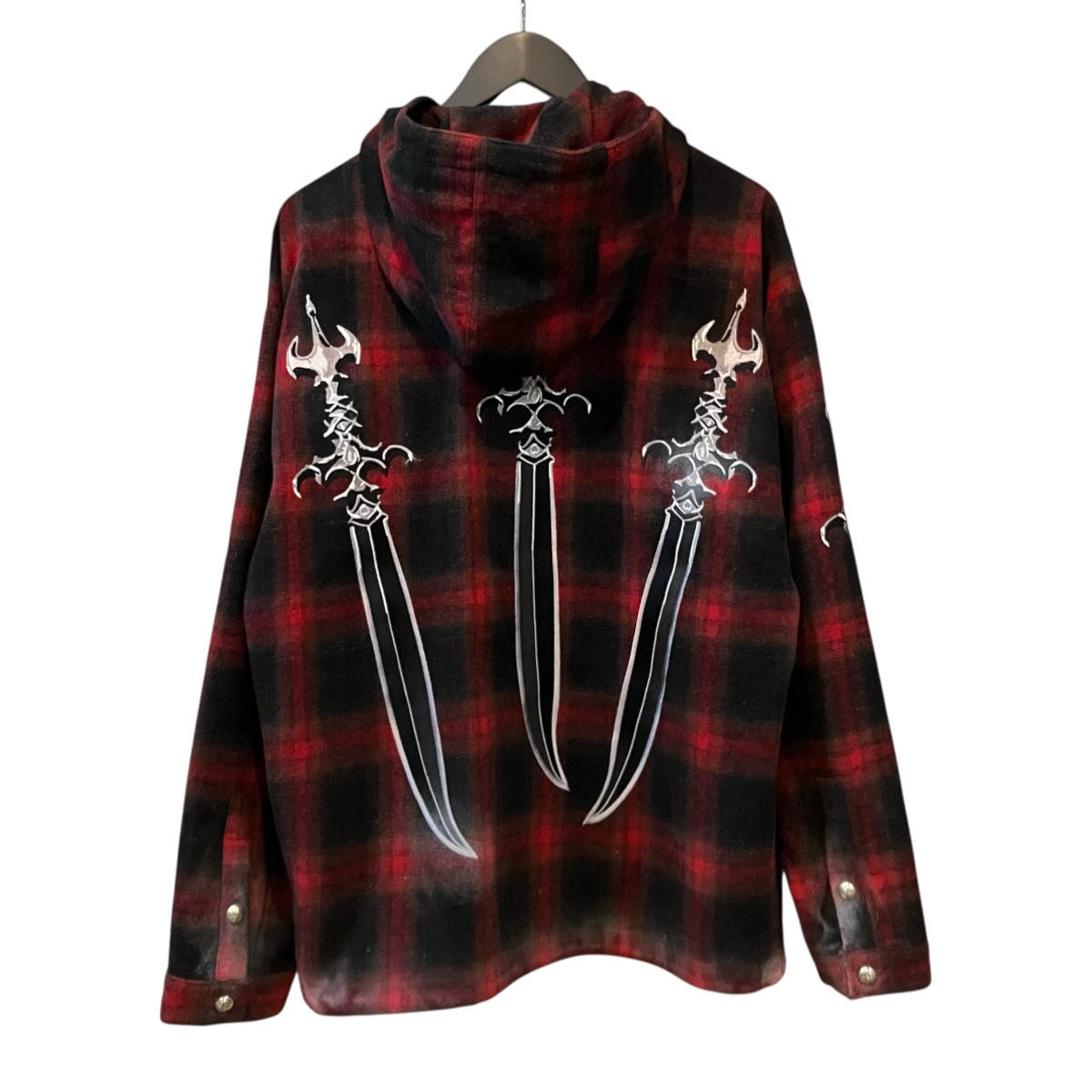 【中古】THUG CLUBジップパーカー TC24JK2301 レッド サイズ：1【価格見直し】 2