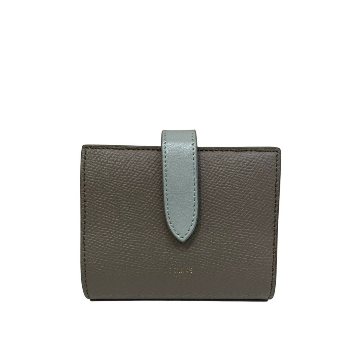 N - 【中古】CELINE　2つ折り財布 ベージュ 【300326】（セリーヌ）