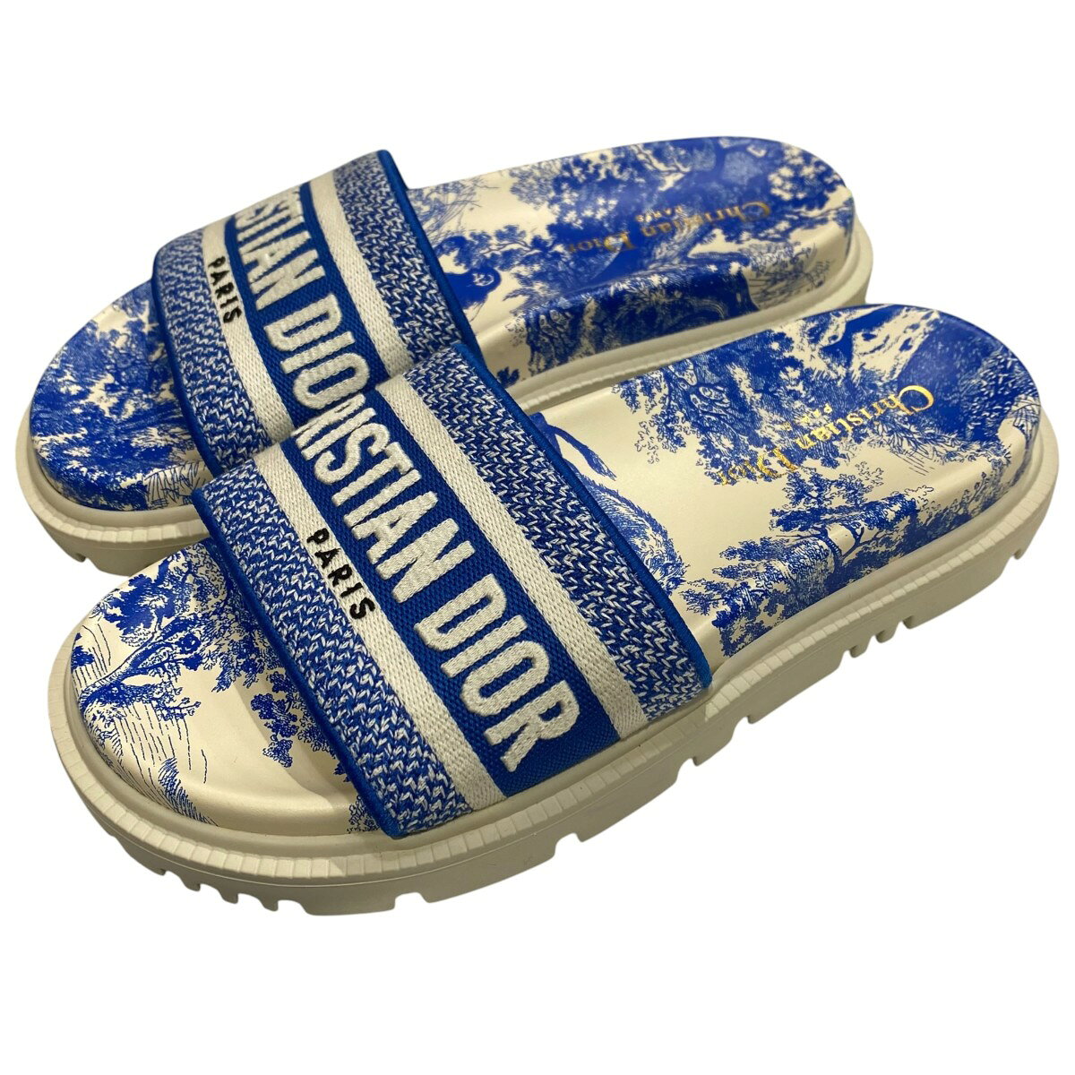 【中古】Christian Dior　Dway NE0322 ブルー サイズ：36 1/2 【080426】（クリスチャンディオール）