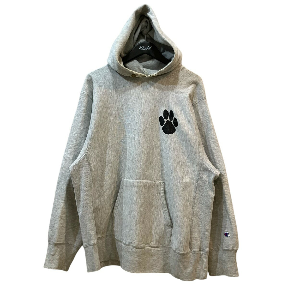 Champion　80s 「BOWDOIN」 リバースウィーブパーカー グレー サイズ：XL （チャンピオン）