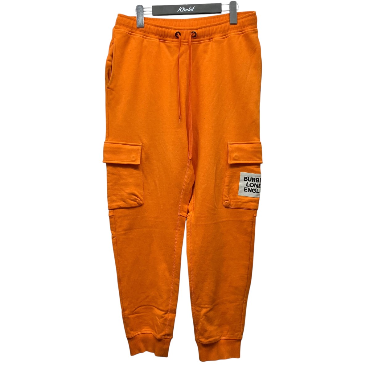 樂天商城 - 【中古】BURBERRY　ロゴパッチスウェットパンツ 8016902 オレンジ サイズ：M 【090426】（バーバリー）