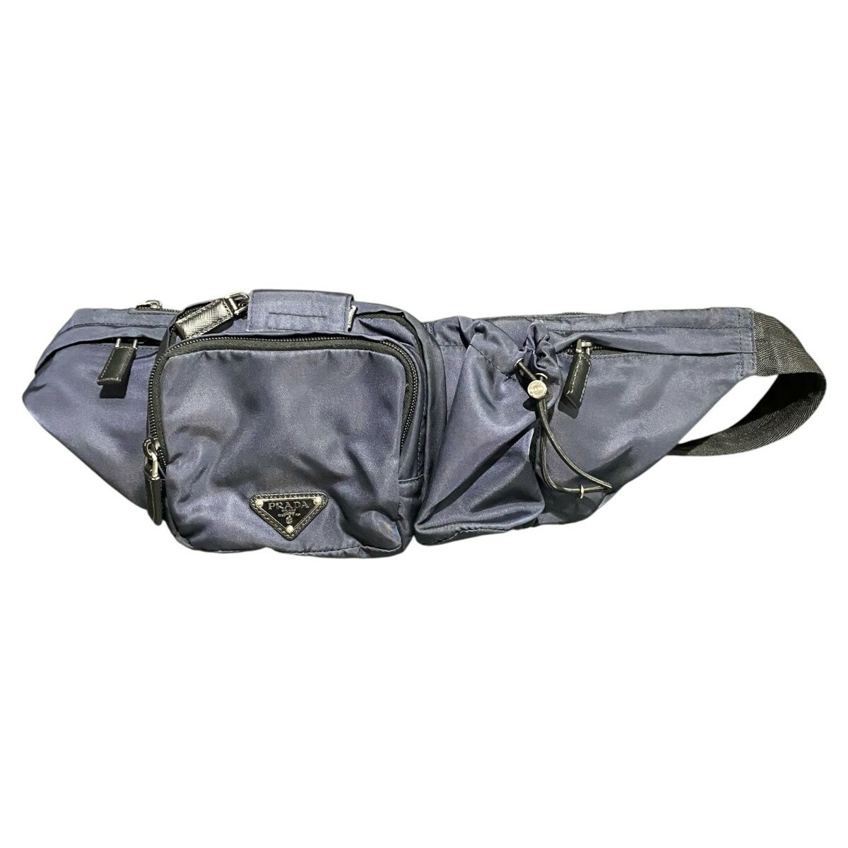 Other - 【中古】PRADA　ボディバッグ ネイビー 【090426】（プラダ）