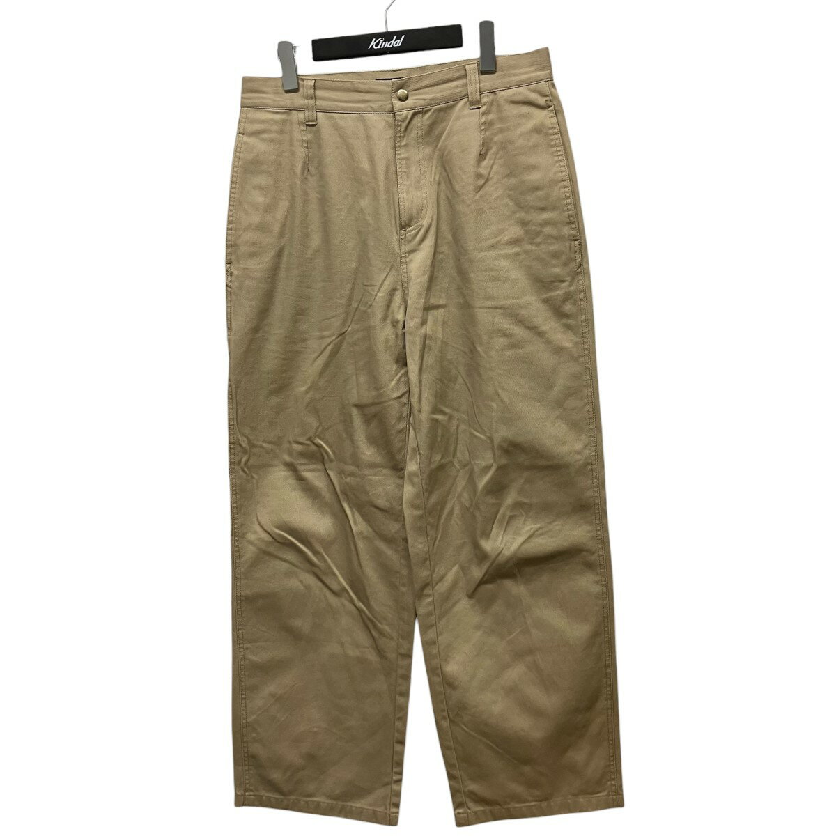 【中古】stussy　コットンチノワイドパンツ ベージュ サイズ：30 【120426】（ステューシー）