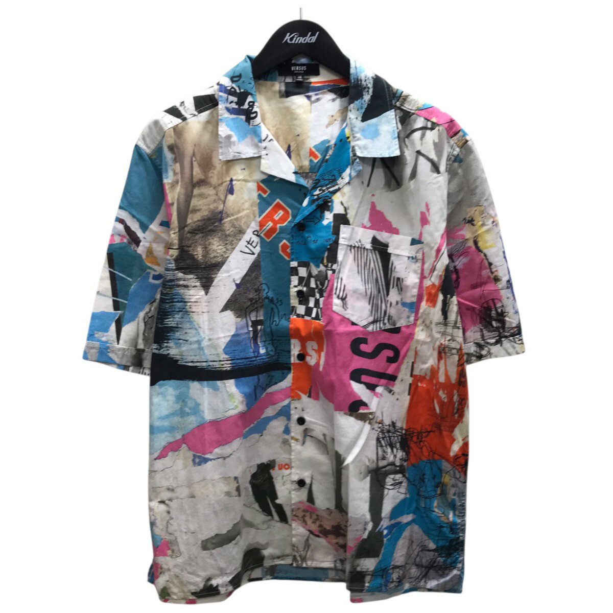 【中古】VERSUS VERSACE 半袖シャツ ホワイト サイズ：48 【140426】（ヴェルサス ヴェルサーチ）