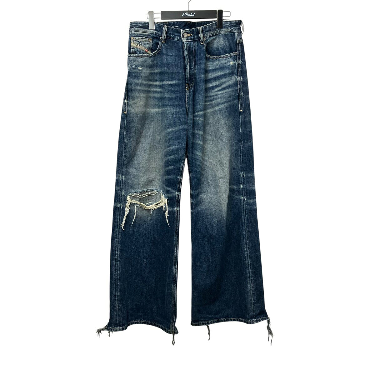 DIESEL (ディーゼル) ダメージ加工 ストレッチ ジップフライ 【美品 