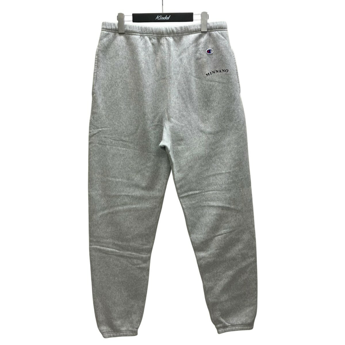 【中古】MINNANO×ChampionBEAMS別注 スウェットパンツ グレー サイズ：XXL【価格見直し】