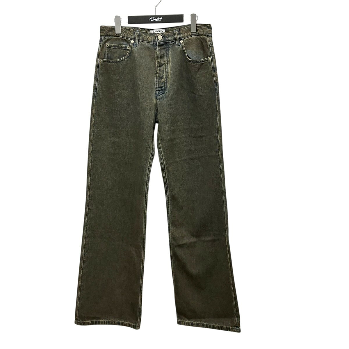 ロードスコフ　rold skov エコレザー ワイドパンツ ROLD SKOV ロードスコフ ECO LEATHER LOOSE BIKER PANTS フェイク