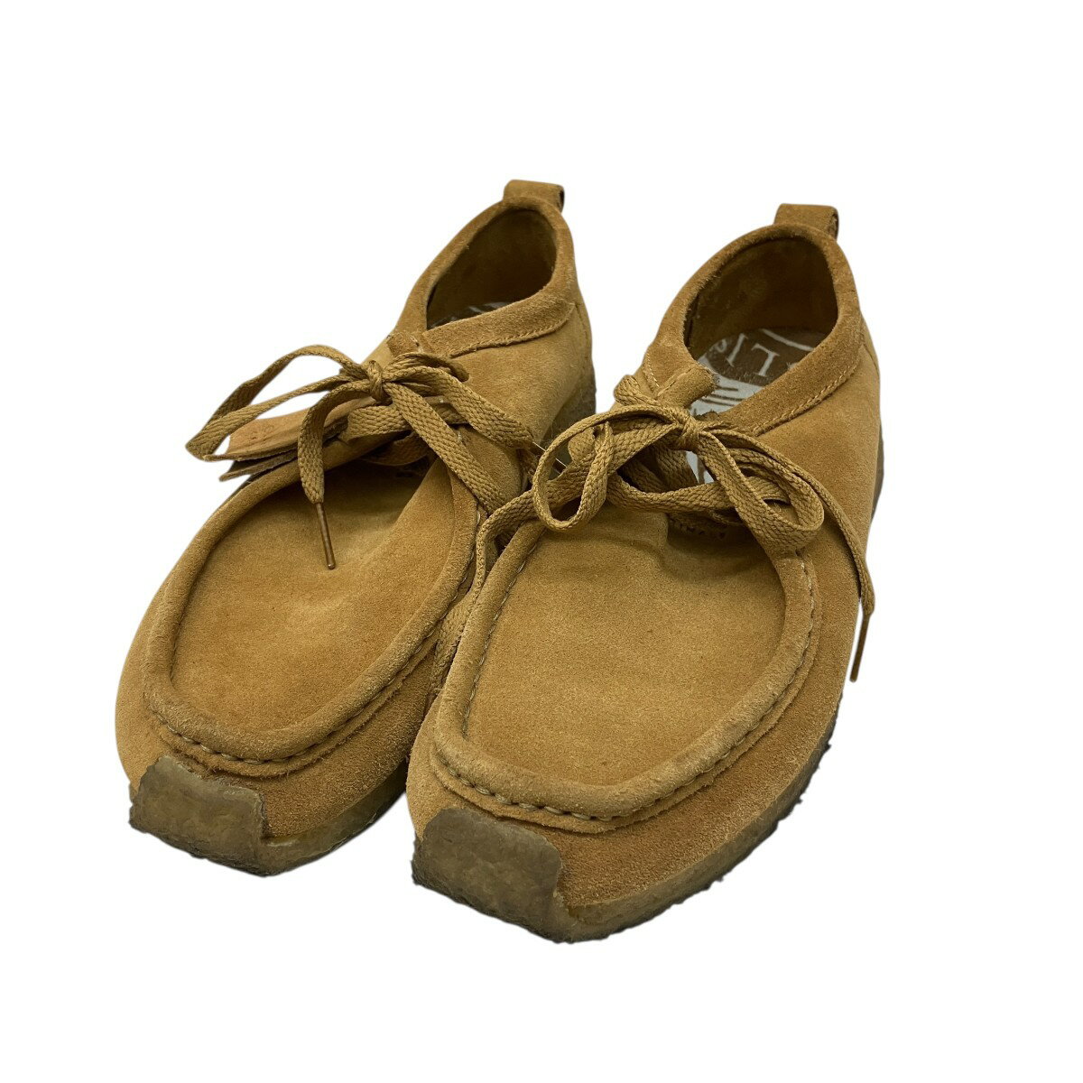 【中古】CLARKS　レザーシューズ ブラウン サイズ：7 1/2 【160426】（クラークス）