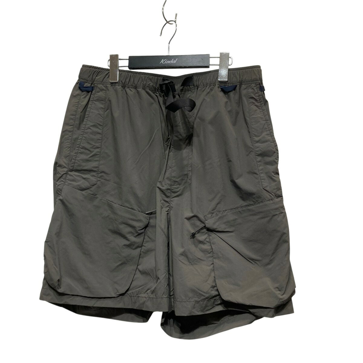【中古】POLIQUANT×WILD THINGS　ショートパンツ オリーブ サイズ：L 【190426】（ポリクアント×ワイルドシングス）