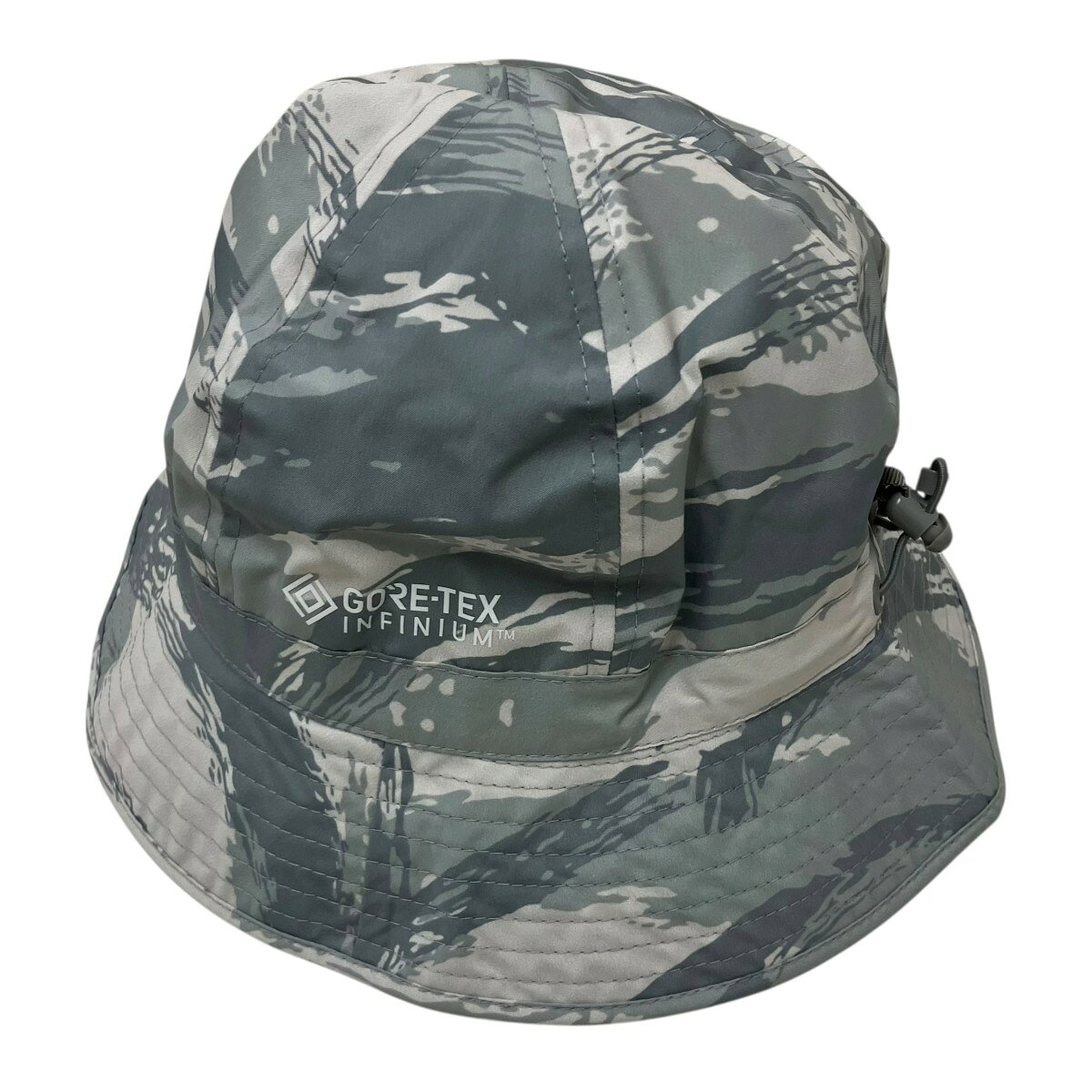 【中古】MONCLER×HYKEバケットハット グレー サイズ：M【価格見直し】