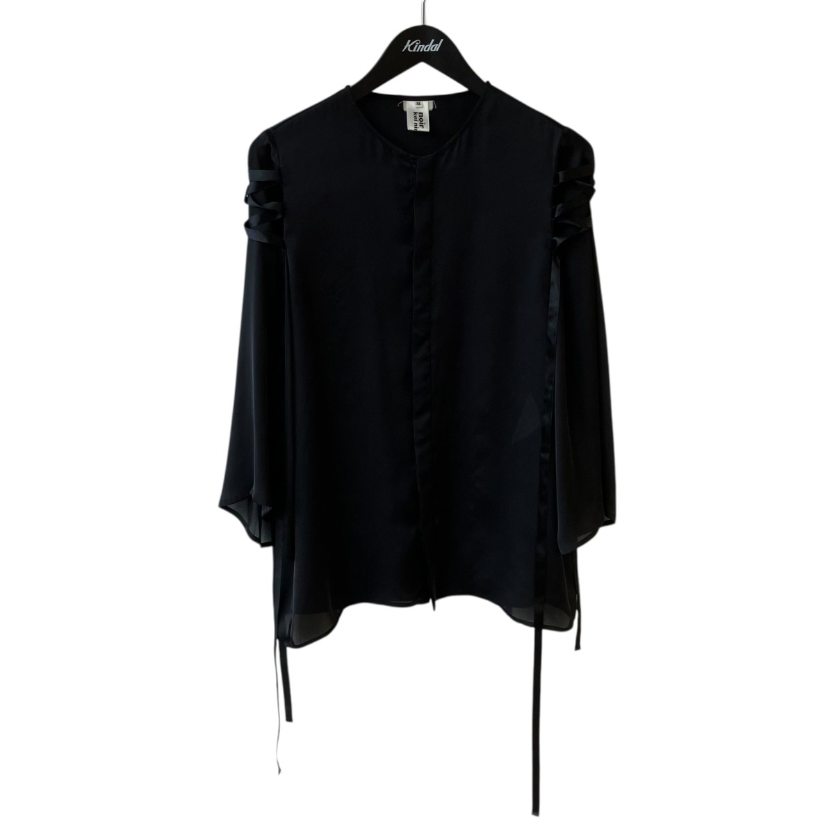Noir keininomiya丸襟カットソー MARNI (マルニ) ミニロゴ モックネック ルーズシルエット 半袖 T